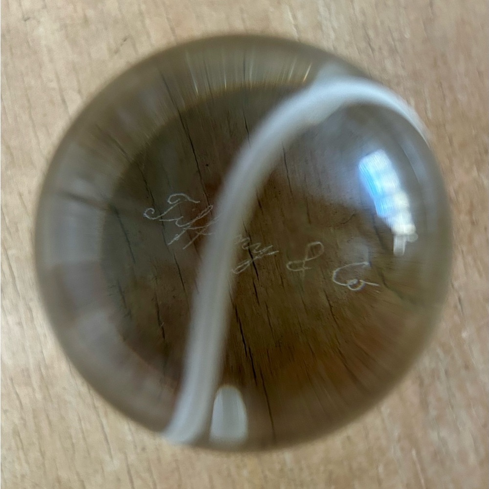 Tiffany solid crystal ball